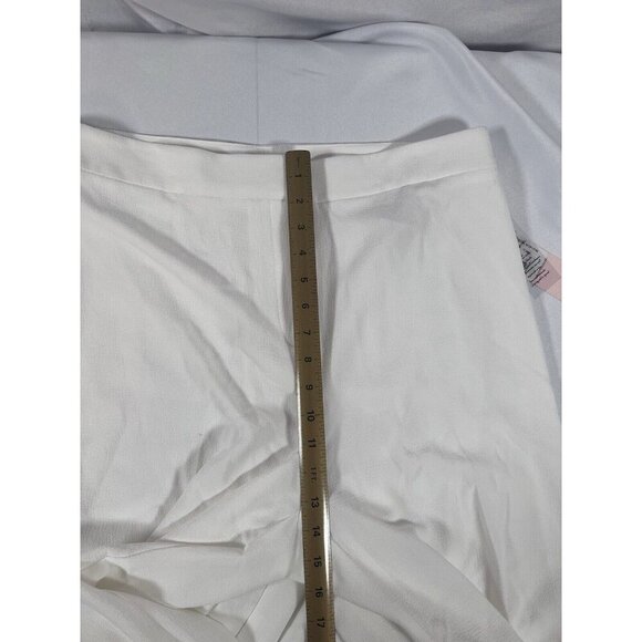 Nanette Lepore Women's Full Length Wide Leg Pants Called Cannoli Sz. 14 NWT Whit - Picture 9 of 12